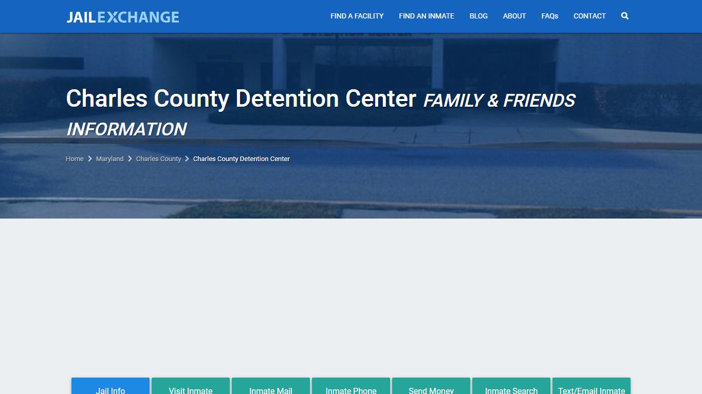 Charles County Detention Center MD | Booking, Visiting, Calls, Phone